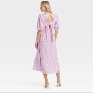 Who what wear Maxi purple floral dress M